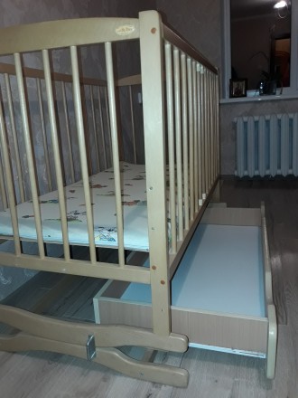 Дитяче ліжечко (колиска) Тиса-3+Матрацик. . фото 4