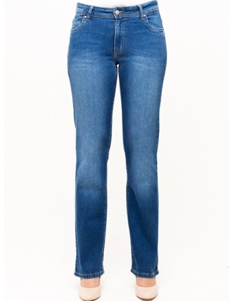 Женские классические джинсы с посадкой Regular fit (полуоблегающие по бедру), пр. . фото 2