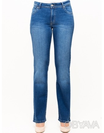 Женские классические джинсы с посадкой Regular fit (полуоблегающие по бедру), пр. . фото 1