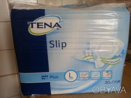 Продам памперсы для взрослых "TENA SLIP" размер L 30 шт.
Цена - 300грн/упаковка. . фото 1