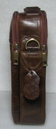 Новая мужская сумка из натуральной кожи - Meigardass.
Цвет - коричневый.
Разме. . фото 4