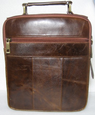 Новая мужская сумка из натуральной кожи - Meigardass.
Цвет - коричневый.
Разме. . фото 3