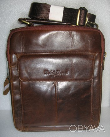 Новая мужская сумка из натуральной кожи - Meigardass.
Цвет - коричневый.
Разме. . фото 1