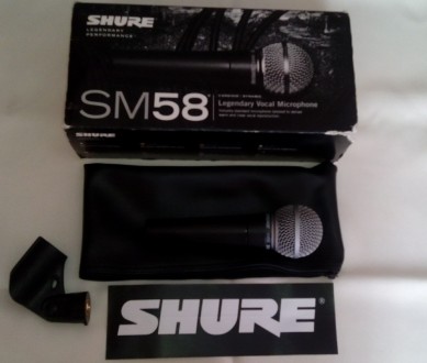 Микрофон Shure SM 58. Оригинал. Мексика. В идеальном состоянии.. . фото 3