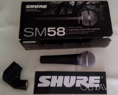 Микрофон Shure SM 58. Оригинал. Мексика. В идеальном состоянии.. . фото 1