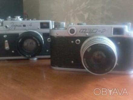 Продам фотоаппарат "Зоркий 4", с кожаным футляром, б/у в отличном рабочем состоя. . фото 1