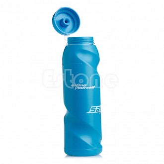 Эргономичная пластиковая спортивная бутылка для воды.

Цвет: синий
Емкость 75. . фото 6