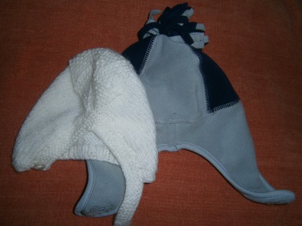 Продам теплі дитячі шапки на осінь-зиму на хлопчика чи дівчинку, біла до 2 місяц. . фото 3