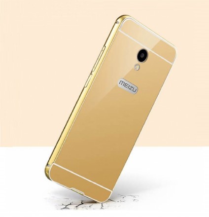 Чехол Mirror для Meizu M5s Gold  хорошо защитит ваш телефон от царапин и станет . . фото 4