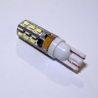 Светодиодная авто лампа Led для габаритов W5W, T10, 2W, 200 Lm, 10-16V
Лампа со. . фото 2