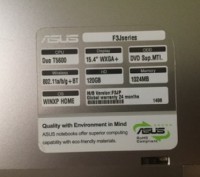 Продам ноутбук ASUS Intel(R) Core (TM)2 CPU T5600 1.83ГГц 1ГБ ОЗУ. ASUS куплен 0. . фото 4