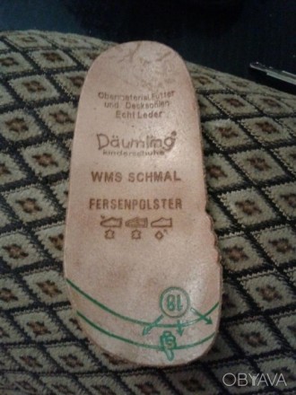 наші перші черевички. виробник - ТМ Däumling/'мальчик с пальчик' (Німеччина). ст. . фото 3