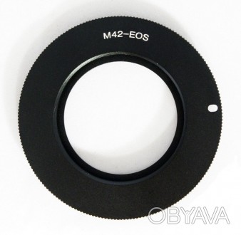 Переходное кольцо M42 — Canon EOS позволяет использовать объективы с резьбовым к. . фото 1