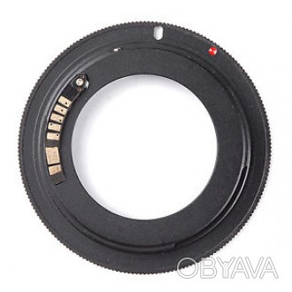 Переходное кольцо M42 — Canon EOS с чипом позволяет использовать объективы с рез. . фото 1