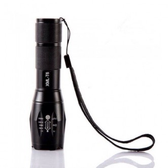 Ручной LED фонарик Atcon с линзой в алюминиевом корпусе.
Цвет: чёрный.
Диод ра. . фото 2