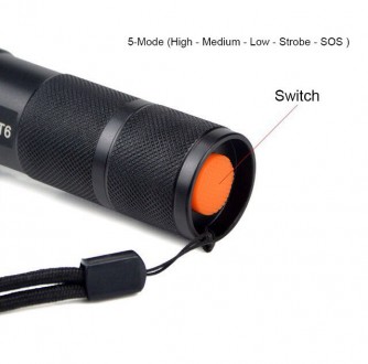 Ручной LED фонарик Atcon с линзой в алюминиевом корпусе.
Цвет: чёрный.
Диод ра. . фото 7