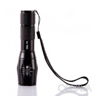 Ручной LED фонарик Atcon с линзой в алюминиевом корпусе.
Цвет: чёрный.
Диод ра. . фото 1