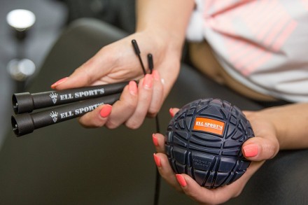 Тригерный массажный мячик предназначен, как для разогрева мышц перед тренировкой. . фото 6