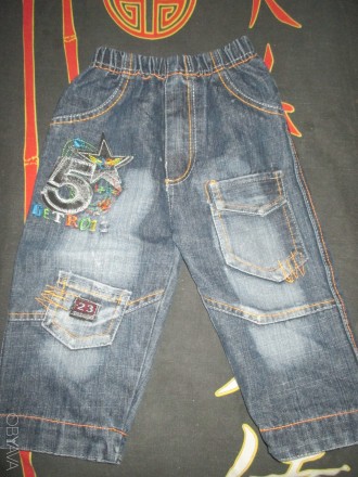 джинсы на мальчика в хорошем состоянии 2-3года. . фото 2