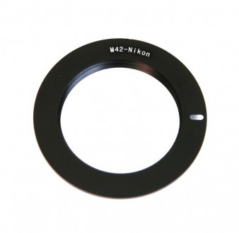 Алаптер M42 — Nikon F позволяет использовать объективы с резьбой M42 (Гелиос, Ми. . фото 2