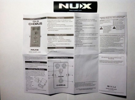 Педаль эффектов NUX CH-3 Chorus
Технические характеристики:
Производитель: NUX. . фото 8