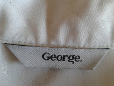 Белая школьная рубашка George для девочки 11-12 лет. Рост 146-152. ПОГ - 41 см, . . фото 6