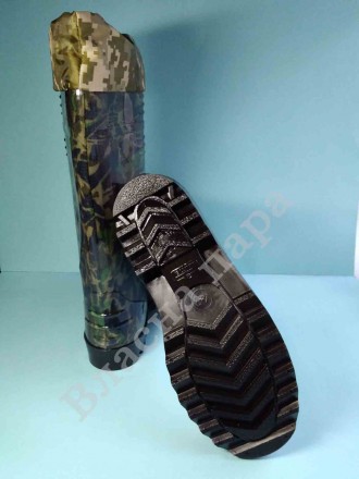 Пропонуємо зручні гумові чоботи для чоловіків від фабрики Літма. Модель Камуфляж. . фото 8