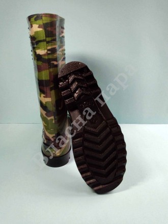 Пропонуємо зручні гумові чоботи для чоловіків від фабрики Літма. Модель Камуфляж. . фото 3