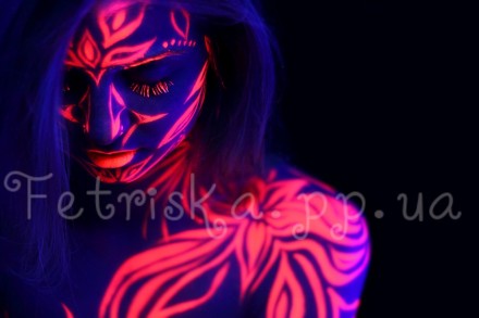 Аквагрим - специальная флуоресцентная краска для рисунков на теле, которая ярко . . фото 6