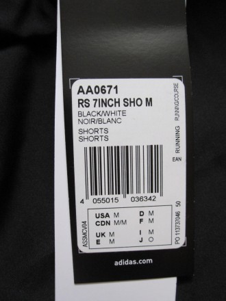 Шорты мужские Adidas RS 7INCH SHORT M, фрменные, оригинал.

Размер - М (48-50 . . фото 5