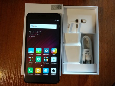 Продам новый,оригинальный телефон Xiaomi Redmi 4X 3/32GB Черный в пленках,глобал. . фото 2