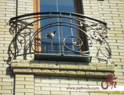 Предлагаем услуги по изготовлению кованых балконных ограждений под ключ. Изготав. . фото 6