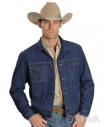Джинсовая куртка Wrangler Western Unlined Denim Jacket + Джинсы Wrangler 0013MWZ. . фото 1