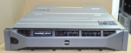 Описание: Дисковая полка Dell PowerVault MD1220 2.5", 24 отсека для SAS или SATA. . фото 2