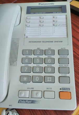 Продам стационарный офисный телефон Panasonic KX-TS17MX-W . Состояние близкое к . . фото 5