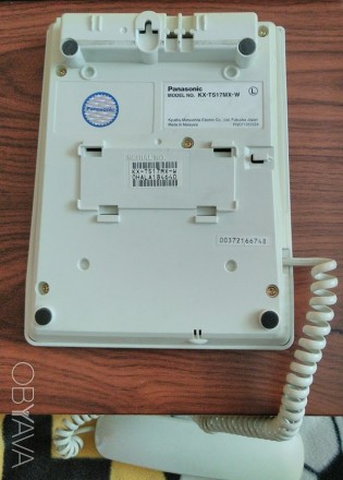 Продам стационарный офисный телефон Panasonic KX-TS17MX-W . Состояние близкое к . . фото 8