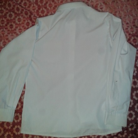 Белая рубашка BHS (British Home Stores) с длинным рукавом для школьницы 12 лет. . . фото 5