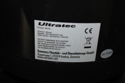 Ultratec Power Mixer 2.0 Liter

Швидке та чисте змішування, чищення і дробленн. . фото 5
