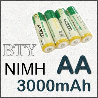 Состав: NIMH Тип батареи: AA Размер батареи (прибл.): 5 см х 1.4cm (50mmx14mm) Н. . фото 2