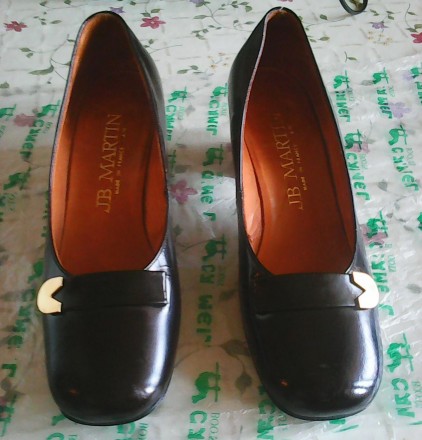 Женские лаковые туфли коричневые, оригинал Франция, 37 разм, внутри 24 см . Экск. . фото 2
