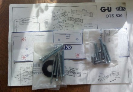 Пластина монтажная GU BKS OTS 510/530
используется с доводчиками GU BKS OTS 510. . фото 7