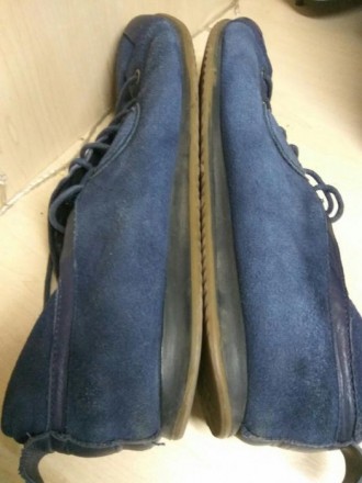 Продаются в хорошем состоянии замшевые туфли - синий замш. Очень красивые и стил. . фото 3