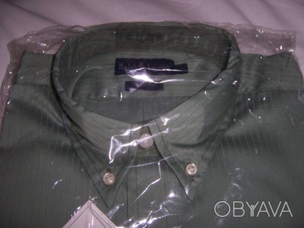 Продам новую мужскую рубашку Ralph Lauren (копия) разм. L (по вороту 40-42, одеж. . фото 1
