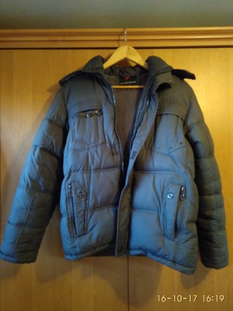 Тепла зимова пухова куртка для хлопчика 10-13 років. Стан 9 з 10.. . фото 2