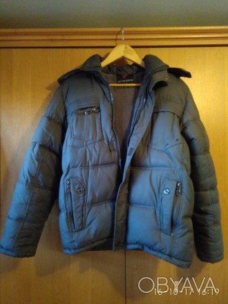 Тепла зимова пухова куртка для хлопчика 10-13 років. Стан 9 з 10.. . фото 1