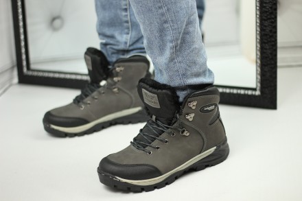 Мужские зимние ботинки
Материал: эко - кожа, искусственный мех, 
платформа: 4 . . фото 3