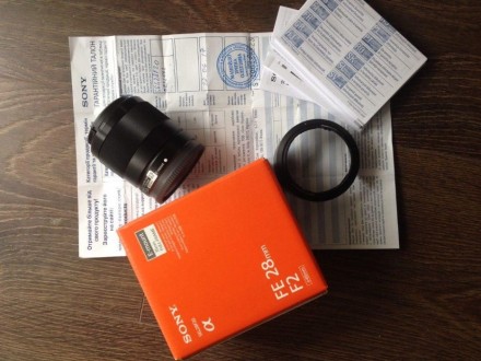 Автофокусный Обьектив Sony FE 28mm f2.0, коробочный комплект с гарантией, покупа. . фото 2