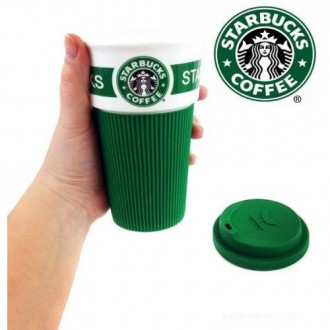 Этот тип чашки Starbucks - категории "to go", то есть в дорогу.

Такая чашка н. . фото 6