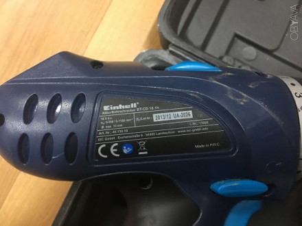Blue BT-CD 18 — это аккумуляторная дрель-шуруповерт от Einhell, которая идеально. . фото 3