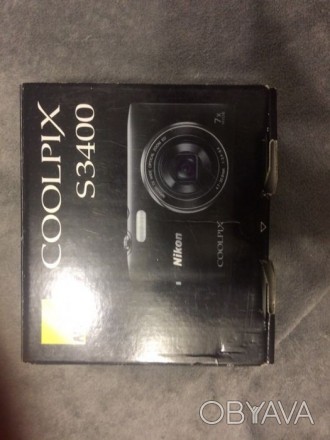 Продам фотоаппарат Coolpix S3400 в идеальном состоянии. В подарок флешка. Продаю. . фото 1